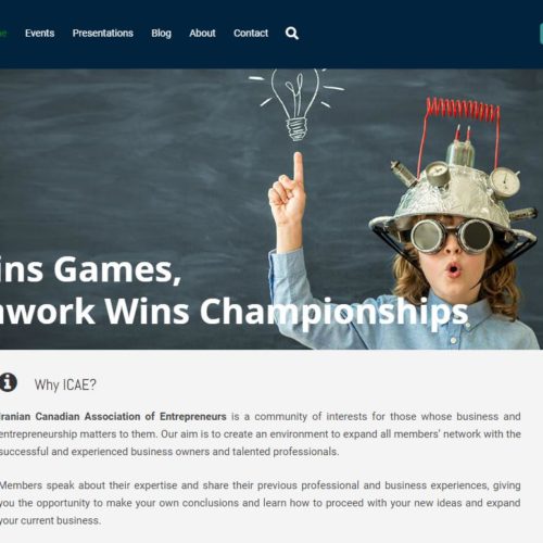 Iranian Canadian Association Of Entrepreneurs (Icae) 7